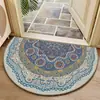 Alfombrillas de Pie de Terciopelo de Cristal Estilo Étnico Bohemio Transfronterizas Alfombrillas Antideslizantes para Baño Alfombrillas de Secado para Baño Alfombrillas Decorativas para Entrada