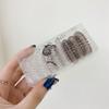 Chic Tricolor Celebridad Coreana de Internet Línea Telefónica Anillo para el Cabello Cuerda para el Cabello de Alta Gama Banda Elástica Simple y Elegante para Niña