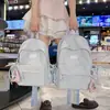 Mochila Estilo Floresta para Mulheres, Sensação de Alta Qualidade, Simples e Versátil, Adequada para Alunos do Ensino Médio, Mochila para Passeio no Campus e Estudo Estilo Ins