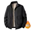 Comércio Exterior Transfronteiriço [M-8XL] Tamanho Grande Transfronteiriço Jaqueta de Algodão de Alta Qualidade Administrativa Jaqueta Masculina Casaco Masculino Acolchoado