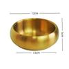 Aço Inoxidável 304 Criativo Tigela de Camada Dupla Tigela em Formato de Tigela Espessada Tigela para Molho de Restaurante Comercial Tigela de Arroz Térmica Tigela de Sopa
