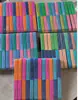Lixa de Unha Criativa Estampada Polimento Lixamento Tira Lixa de Polimento de Seis Lados Ferramenta de Manicure Lixa de Unha Polidor de Unha