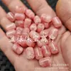 Pedra Quartzo Rosa Jade Contas Cilindricas Jade Soltas Cristal Rosa Imitação Passe-partout Coluna Reta Acessórios para Joias Contas Artesanais