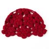100% Cachemira Pura Otoño e Invierno Nuevo Cálido y Versátil Hecho a Mano Calado Crochet Copo de Nieve Gorro