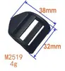 Mercadorias de fábrica fivela de olho fivela trapezoidal curva ajuste de alça de mochila fivela de quatro barras fivela de escada plana fivela de ajuste de plástico
