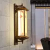 Nudo Chino Solar de Pared Nueva Casa Chinoiserie Casa Autoconstruida Exterior Impermeable Luz para Puerta de Patio Luz de Pared de Casa Autoconstruida