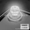 Nova Luz Noturna USB para Interior de Carro, Luz de Ambiente Sem Fio de Sete Cores, Luz Decorativa
