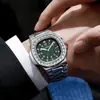 Nuevo Reloj Impermeable para Hombre al por Mayor Reloj de Perico para Hombre Réplica de Lujo con Pedrería Calendario Luminoso Reloj para Hombre