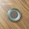 Posavasos de Aleación de Plata Antigua China, Posavasos de Bambú, Aislamiento Térmico, Soporte para Taza de Té, Platillo, Accesorios para Juego de Té Kung Fu con Estante de Almacenamiento