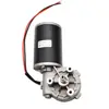 Motor de ángulo recto de alto par en forma de 7 Función de autobloqueo Motor de ángulo recto de 90 grados CC Motor con escobillas Motor reductor