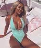 AliExpress Amazon cross-border senhoras maiô de uma peça sexy trançado biquíni europeu e americano 9133