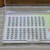 Pestañas Postizas de Peonía Yuxiaoya Femeninas Naturales Artificiales con Tallo Delgado Segmentadas en Racimos Individuales Maquillador Diario Nupcial Escenario