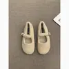 Zapatos Planos de Felpa y Piel Estilo Bosque Retro para Mujer 2026 Otoño/Invierno Nuevos Zapatos Mary Jane Franceses de Correa Única Zapatos de Piel