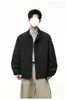 Jaqueta estilo americano cleanfit Harrington com gola alta, unissex, nova coleção de outono, jaqueta bomber de corte solto, jaqueta casual de trabalho
