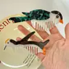 Novo Pente de Acetato com Desenho de Animal Divertido Pássaro Fofo Lagosta Pente de Cabelo Pente de Bolso Portátil Acessório de Cabelo
