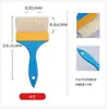 Fabricante en stock mango de madera cerdas de cerdo pincel de pintura pincel para barbacoa sin pelusa pincel de pelo plano herramientas de ferretería pincel de pintura