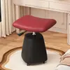 Taburete para tocador de dormitorio con entrega el mismo día, giratorio y ajustable en altura con ruedas, taburete de maquillaje vintage, taburete bajo para tocador, taburete de maquillaje de madera maciza