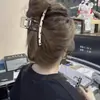 Nuevo estilo primavera y verano pinza de tiburón grande para mujer con un toque de alta gama, no daña el cabello, pinza de pelo para la nuca, accesorio para el cabello