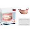Diycos Nuevos Dientes Completos Superiores e Inferiores, Nuevas Calcomanías Dentales de Cobertura Total, Decoración de Aparatos Dentales, Decoración de Escenario, Cosplay