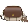 Bolso de Piel Genuina para Mujer Modelo Nuevo 2026, Bolso Redondo Pequeño, Estilo de Lujo Ligero de Nicho de Gama Alta, Bolso para Teléfono, Bolso Pequeño Cruzado