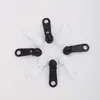 Venta directa de fábrica No. 3 y No. 5 plástico cabeza de plato largo cabeza de tirador de ropa cabeza de bloqueo cremallera de alta calidad accesorios equipaje metal