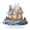 Casa de acrílico transfronteiriça, iglu, iluminação, decoração de mesa em acrílico, decoração de casa, enfeites festivos e adereços
