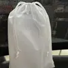 Saco de Embalagem com Rede Densa Pronta de Fábrica com Bolso de Cordão Duplo Saco de Armazenamento Bolsa Portátil de Viagem Grande Capacidade Atacado