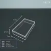 Caja de Empaque para Joyería de Collar, Caja de Almacenamiento Larga de Acrílico Transparente, Exhibidor de Muestras Minerales, En Stock, Personalizable con Logo