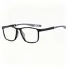 Gafas Planas para Leer con Filtro de Luz Azul 2023 Gafas de Montura Grande Montura Deportiva Tr90 Montura Óptica Protección para los Ojos Montura Negra
