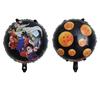 Nuevo globo redondo de 18 pulgadas de Dragon Ball juguete de Dragon Ball para niños globo de película de aluminio forma de dragon ball de doble cara