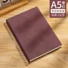 Caderno A5 de Venda Quente Transfronteiriço Personalizado com Aparência Sofisticada Couro de Pele de Ovelha Espessado Livro de Registro de Reuniões com Logotipo Impresso para Escritório Corporativo