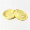 Platos Redondos Apilables de Melamina Color Dopamina para Restaurantes de Buffet, Platos para Barbacoa, Platos para Bocadillos, Platos para Platos Fríos, Vajilla