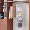 Almacenamiento de Bolsas Armario Dormitorio Colgante Estante de Almacenamiento para el Hogar Estante Colgante de Bolsas por Capas Organizador Portátil de Bolsas Colgantes