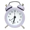 Reloj despertador de metal al por mayor de 5 cm, lindo y creativo, pequeño, para estudiantes y niños, con esfera de reloj intercambiable y logotipo, reloj de cuarzo