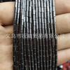 Cuentas de tubo de 4*2 mm, cuentas cilíndricas largas, accesorios para joyería, pulsera DIY, cuentas espaciadoras de tubo recto, productos semiacabados