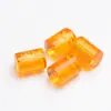 Cristal Amarelo Cinco Caminhos Deus da Riqueza Cinco Elementos Bagua Estampagem Dourada Escritura Três Harmonias Contas de Barril Contas Redondas DIY Contas Soltas Acessórios Estilo Chinês
