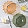 Plato de Huesos para Escupir de Plástico Plato de Frutas Transparente para el Hogar Plato de Frutas para Mascotas Plato de Mesa de Centro Plato de Frutas Secas Caramelos Plato de Huesos para Escupir Plato para Salsa para Dipear