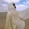 Pañuelo para la cabeza color vino tinto mujeres verano viaje al desierto bufanda chal bufanda de seda del lago salado Chaka del noroeste bufanda fina de algodón y lino gasa