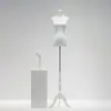 Maniquí de Vestido de Novia para Mujer de Medio Cuerpo Soporte de Exhibición en Ventana Cuerpo Humano Falso Maniquí Negro de Cuerpo Completo para Exhibición de Vestidos