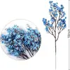 Aliento de Bebé de Tela de Seda Artificial Pequeña Flores Falsas Florales Pequeñas de Colores Decoración del Hogar Arreglo Floral Boda Fondo de Flores Secas