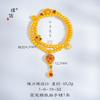 Pulseira de Ouro Puzuo Estilo Igual Ouro Areia Esmalte Mantra de Seis Caracteres Círculo Duplo Novo Estilo Chinês Nicho Design Estilo Nacional Joia