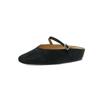 Nuevas Chanclas de Estilo Chino Estilo Nacional de Seda y Piel de Vaca Baotou Mueller Bankuo Primavera 2024 de Ponerse Fácil Estilo Perezoso Cómodas para Mujer
