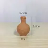Mini Bolso Cerâmica Vermelha Vaso Polegar Absorção de Água Respirável Pequeno Vaso para Suculentas Flores Ornamentos de Jardim em Miniatura