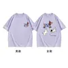 Algodón Puro Peinado Ajustados Tops Especiales a Juego para Pareja para Hombres y Mujeres, Camisetas de Manga Corta Sueltas de Alta Calidad para el Verano 2026