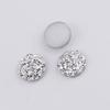 10mm yeso fondo plano resina diamante mineral cristal racimo cóncavo-convexo accesorios de joyería parche de joyería DIY en stock