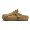 Zapatos Birkenstock Universales Retro de Suela Gruesa para Hombre 2026 Nuevos de Primavera Casual Zapatos Mula de Suela Suave Versátiles para Exteriores para Hombre