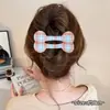 Pinza plana para el cabello que no lastima la parte posterior de la cabeza, adecuada para mujeres con cabello fino, pinza de cocodrilo elegante y exquisita, pasador versátil