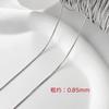 Cadeia de cobre de retenção de cor ouro branco o corrente fina Amor trigo orelha cadeia diy pulseira colar cadeia solta jóias acessórios material
