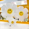 Globo de Margarita Blanca al por mayor estilo celebridad de Instagram arreglo de cumpleaños globo de girasol globo de película de aluminio sonriente