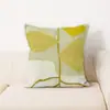 Vaso de Girassol Pintado à Mão Estilo Ins Pintura a Óleo Almofada Decorativa Estilo Nórdico Almofada Refrescante para Encosto de Sofá-Cama